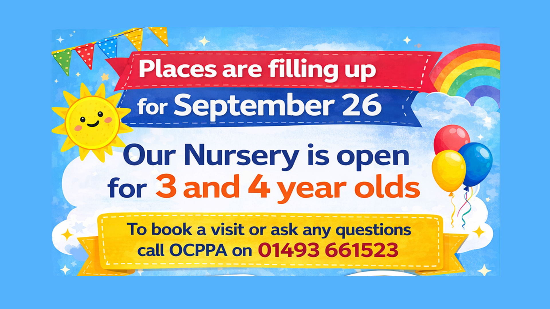 Limited Nursery Places Available