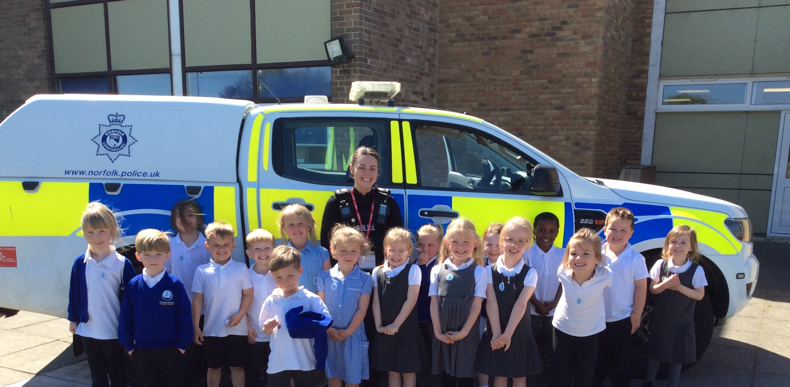 Real-Life Superheroes Visit Reception!