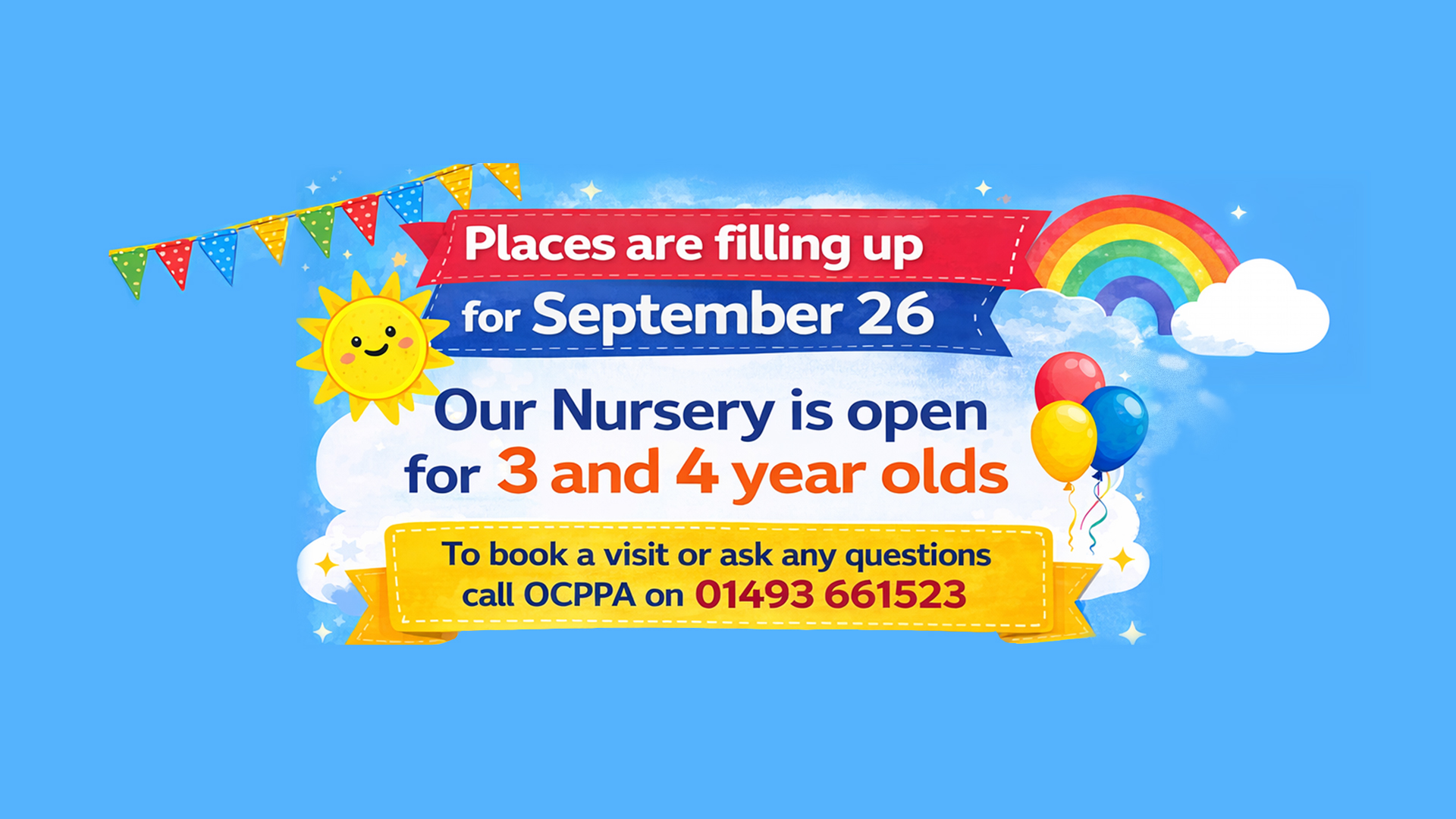 Limited Nursery Places Available